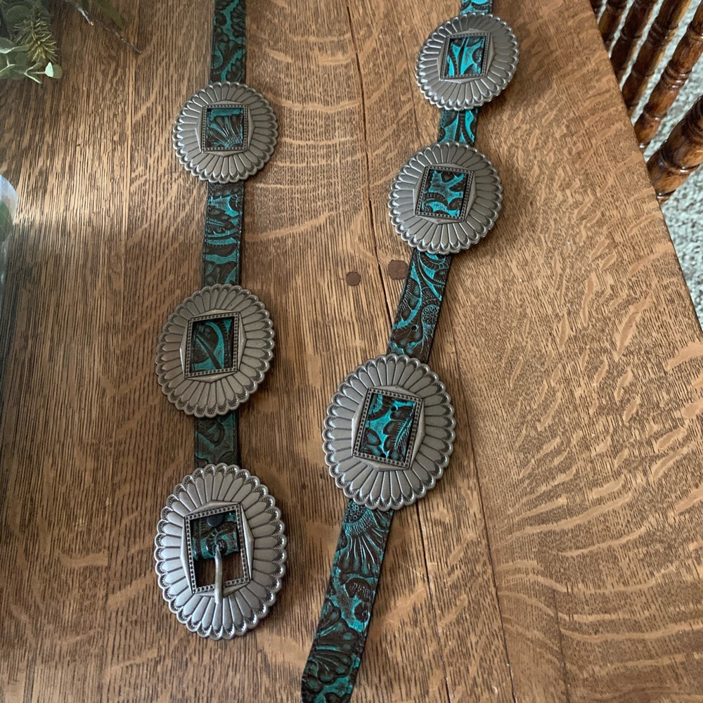 Western concho belt